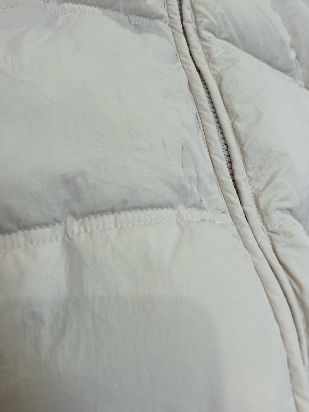 ZARA Girls Cream Hooded Puffer Jacket Coat Size 1.5-2Y / 86 cm - Picture 3 of 10